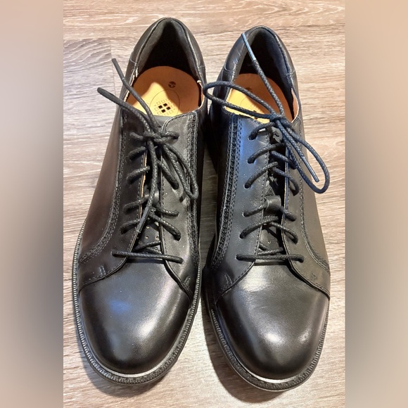 Solwerk Weekend Men's Black Leather Shoes Size 10.5 New without Box